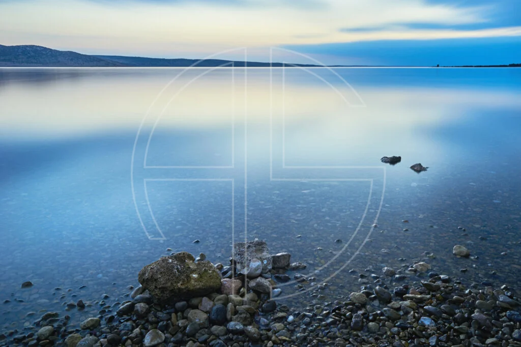 All Washed Away Blue hour at a beach.