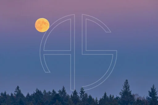 Luna Obscura depicts a moonrise.