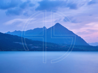 The mountain Niesen at dusk.