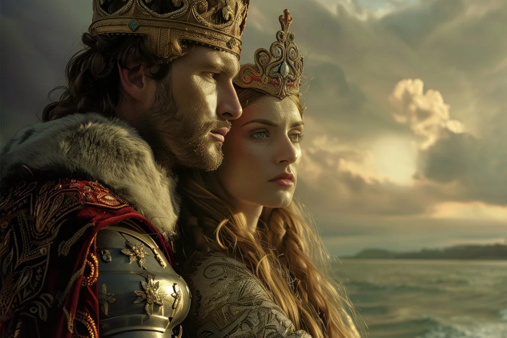 King Arthur and Queen Guinevere King Arthur and Queen Guinevere